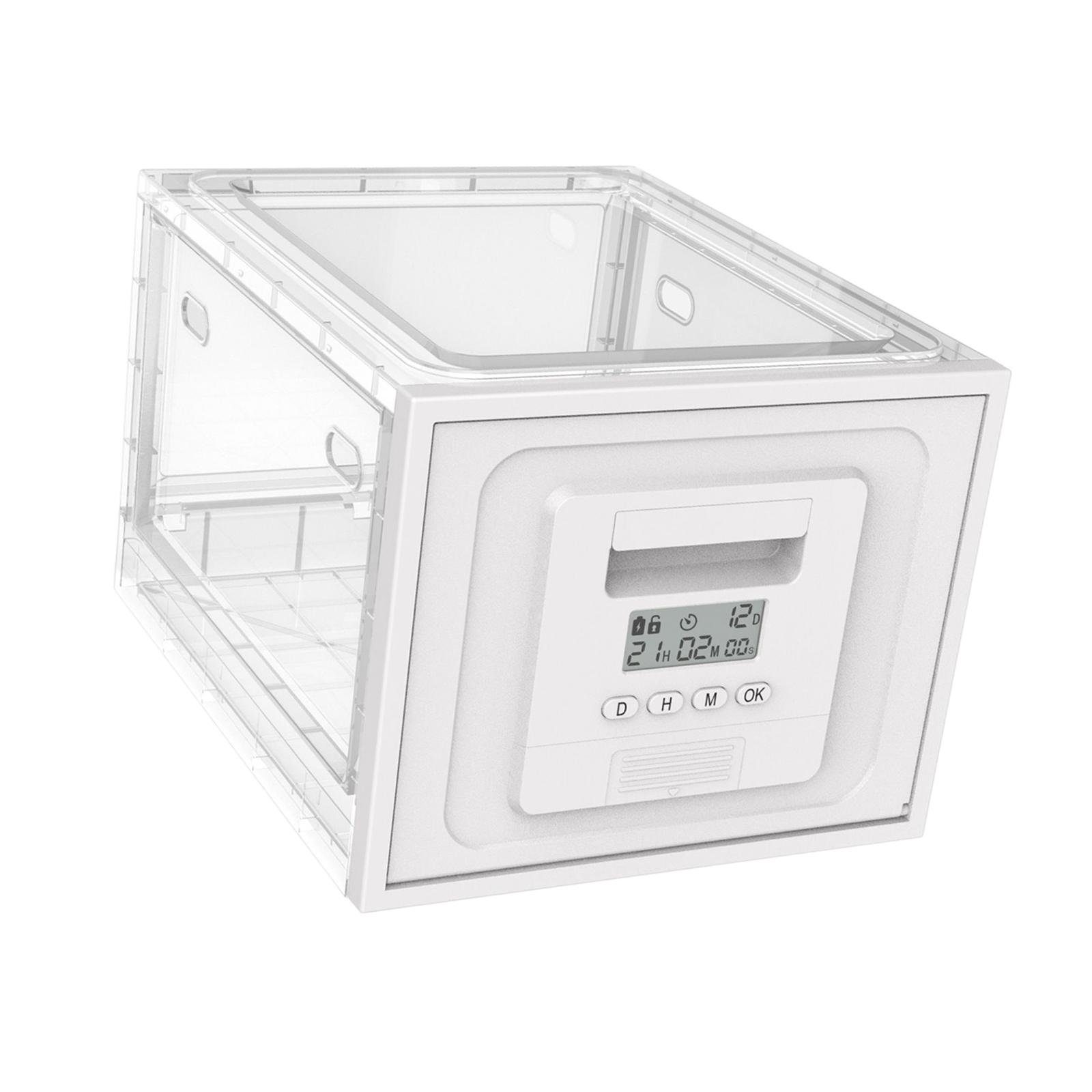 Bothyi - Contenedor De Almacenamiento Bloqueable Tableta Transparente Caja Cerrada Contraseña