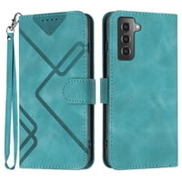 Funda Foxdock Para Samsung Galaxy S22 – Tipo Libro Con Soporte, Billetera, Correa Y Diseño Elegante