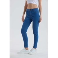Fashionspark - Jeans Mujer Skinny Push Up Azul - Ll