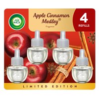 Recambio De Aceite Perfumado Air Wick Plug In, Manzana Y Canela, Paquete De 4
