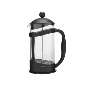 Genérico - Prensa Francesa Cafetera Manual 600 Ml Vidrio Color Negro21.5