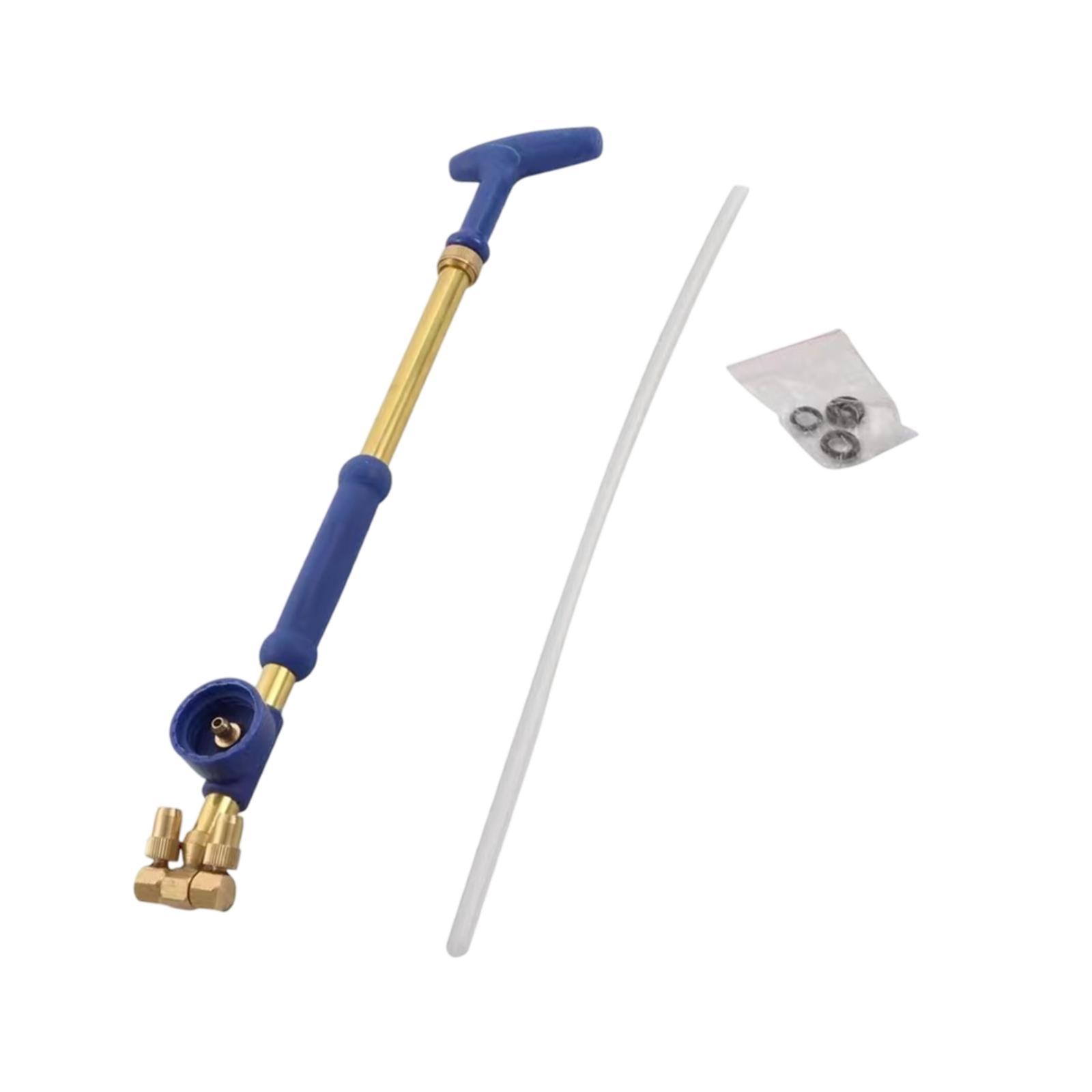 Magideal - Tirando De Rociador De La Barra De Pulverización, Beber Botella De Biberón De Caña Rociador De Presión Manual Para Flores De Jardín, Riego De Plantas Cabeza Doble