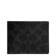 thumbnail image 1 of Billetera Coach Slim Bifold de Lona con Firma Negra, 1 of 5