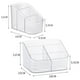 thumbnail image 2 of Organizador De Escritorio Oficina 3Comp Plastico Transparente, 2 of 5