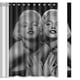 thumbnail image 1 of Cortina de ducha de Marilyn Monroe, juego de cortina de baño con ganchos, tamaño 60 x 72 pulgadas, 1 of 3