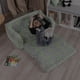 thumbnail image 4 of Silla infantil MOMCAYWEX extra ancha que brilla en gris oscuro, 4 of 6