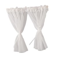 Magideal - Miniatura Para Casa De Muñecas, Minicortina De Ventana A Escala 1/12, Decoración De Casa De Muñecas Para Decoración De Accesorios Fotográfi Grande