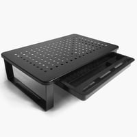 Newo - Base Monitor Pantalla Notebook Con Cajón Y Soporte Celular Nw-Emc39