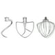 thumbnail image 1 of Juego de accesorios KitchenAid de acero inoxidable para batidoras de pie, 1 of 3