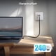 thumbnail image 5 of Cable USB4 Matters, 40 Gbps, ángulo recto, 1 m, Thunderbolt 4, 5 of 7