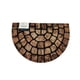 thumbnail image 1 of Limpiapies Diseño Piedras Semicircular Marrón, 1 of 3