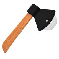 Magideal - Rueda A De De Material Acero Inoxidable, Accesorios De Cocina De Agarre Rueda De Para , Panqueques, , , Pasteles, Negro