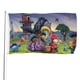 thumbnail image 1 of Rancho Dino Bandera impresa con temática, regalo perfecto para fanáticos, amigos y familiares, y adecuada para actividades al aire libre e interiores, decoraciones de fiesta. 120*180CM, 1 of 6
