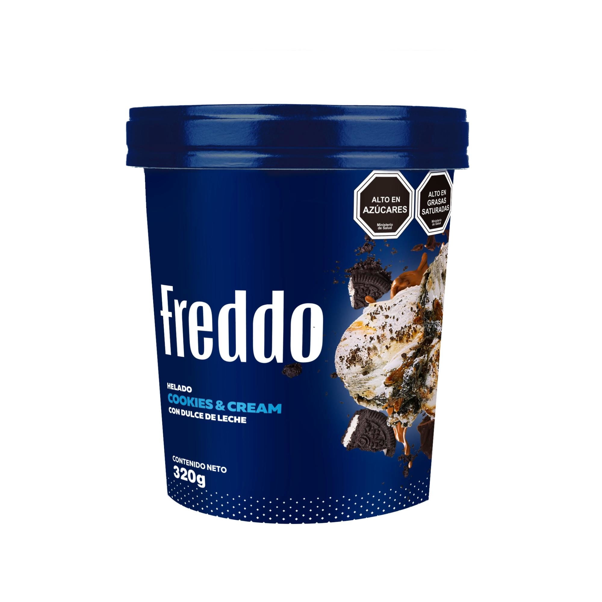Helado Cookies & Cream Pote 320 g Freddo