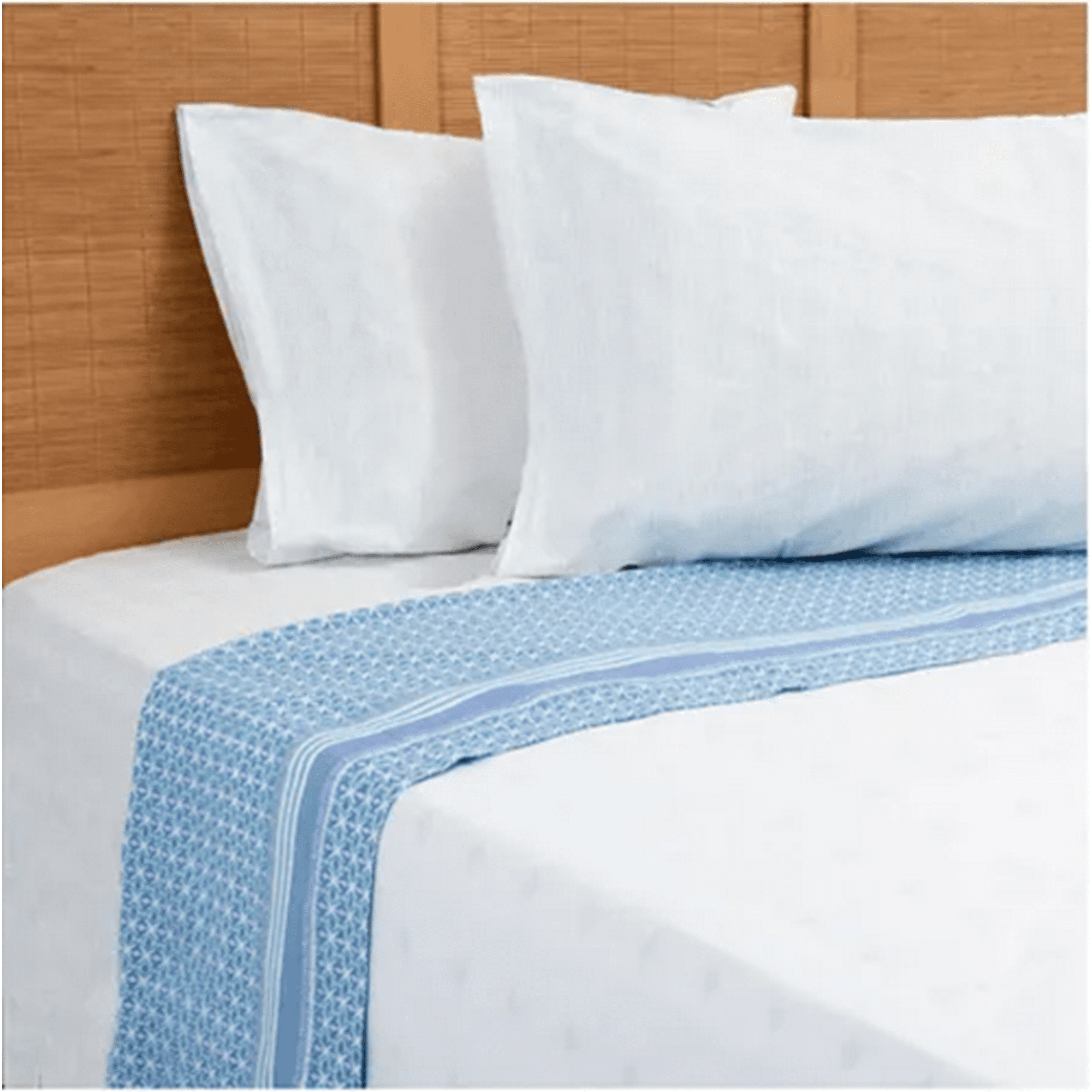 Genérico - Sabanas Mashini 1.5 Plaza 180 Hilos Color Blanco Agua