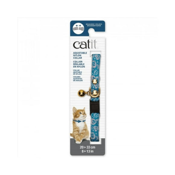 Collar Azul Corazones Catit Gato