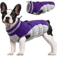 Abrigo Para Perro Fuamey, Impermeable, Resistente Al Viento, Color Morado, Xs