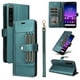 thumbnail image 1 of FOXDOCK Funda tipo Cartera para Sony Xperia 1 IV – Cubierta de Cuero PU con Múltiples Ranuras, Bolsillo para Efectivo y Correa de Muñeca, 1 of 6
