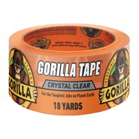 Cinta Gorilla Crystal Clear De 1,88 X 16,5 M, Resistente A La Intemperie