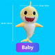 thumbnail image 3 of Baby Shark Plush Toy - Flashing and Singing Stuffed Animal for Kids - Creative and Cute Birthday Gift - Helps Develop Cognitive Skills, 3 of 3