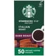 thumbnail image 1 of Café Instantáneo Starbucks VIA Tostado Oscuro Italiano Paquete de 50, 1 of 8
