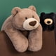 thumbnail image 5 of Peluche pesado con forma de oso ronivia de 2,8 kg, bonito peluche marrón, 5 of 7
