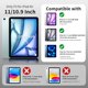 thumbnail image 2 of Funda MoKo Transparente 11" M4/M3/M2 para iPad Air (Negra), 2 of 8