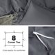 thumbnail image 5 of Funda de edredón Bedsure gris oscuro de tamaño completo para niños, 3 piezas, 5 of 7