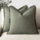 thumbnail image 1 of Foindtower Decorative Linen Fringe Throw Pillow Covers 18x18, 1 of 3