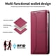 thumbnail image 4 of Funda tipo cartera con bloqueo RFID para Samsung Galaxy A36 cubierta magnética de cuero con tapa y soporte Rojo, 4 of 6