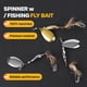 thumbnail image 5 of Spinnerbait de pesca VEYWANE, 10 piezas, señuelos atados a mano, 5 of 6