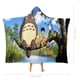 thumbnail image 2 of Studio Ghibli Manta Capa con Capucha Anti-Bolitas, Manta de Lana Ártica Suave, Manta Portátil de Felpa Ligera y Lujosa, Poncho para Siesta en Casa y Oficina, 100*130cm, 2 of 6