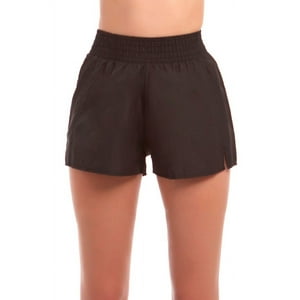 Samia - Short De Natación Negro Mujer S