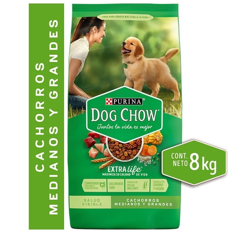 Dog Chow Alim Cach Raza Mediana Y Grande 8Kg.