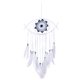 thumbnail image 1 of Uxcell Atrapasueños de Ojo Malvado, Colgante de Pared de Macramé de Ojo Malvado, Blanco, 1 of 5