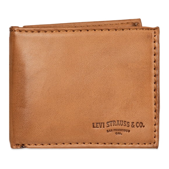 Cartera Levi's Rid Blocking de piel con capacidad extra para hombre