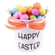 thumbnail image 3 of Cubo De Huevos De Pascua Con Huevos Decoración De Pascua De Dibujos Animados Para Celebración De Fiesta Lazo De Lunares Naranjas, 3 of 5
