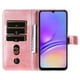 thumbnail image 4 of Funda tipo cartera para Samsung Galaxy A05 con bolsillo con cremallera y ranuras para tarjetas – Función de soporte Rosa, 4 of 6