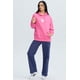 thumbnail image 4 of Polerón Mujer Oversize Print Rosado Claro, 4 of 4