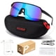 thumbnail image 5 of POLASUP GAFAS LENTES DE SOL Gafas de sol deportivas NY Sunglasses con lentes espejados azul y morado, protección UV 400. Diseño moderno y ligero, ideales para ciclismo y actividades al aire libre, 5 of 5