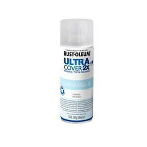 Rust Oleum - Pintura En Aerosol Ultra Cover 2X 340Grs Transparente Satinado