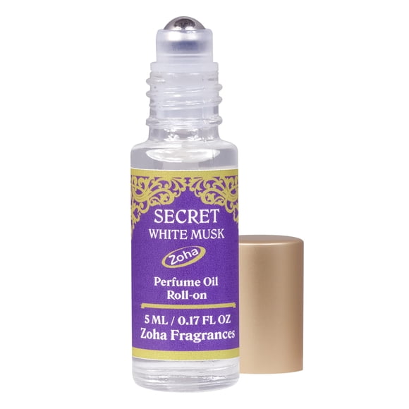 Perfume Zoha Secret White Musk para mujer y hombre, 10 ml