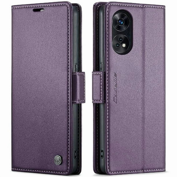 CaseMe tipo cartera OPPO Reno 8 4G con cierre magnético, RFID, tarjetero, soporte, carga inalámbrica