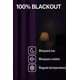 thumbnail image 4 of Cortina 100% Blackout de Tela Engomada 2 Paños violeta, 4 of 5