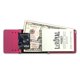 thumbnail image 2 of Bloc de notas de bolsillo WAFF 11 cm x 8 cm rosa de cuero reciclado, 2 of 6