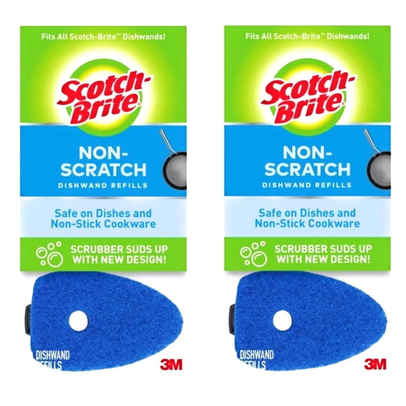 Recargas para Escobilla para Platos Scotch-Brite Antirayaduras Paquete de 6