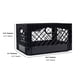 thumbnail image 2 of Milk Crates HORSESHOE STORAGE, apilables, 24 L, paquete de 3 paquetes de plástico, 2 of 9