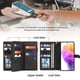 thumbnail image 2 of Premium Phone Leather Case For Samsung Galaxy, Multifunctional 2-in-1 Zipper Detachable Magnetic Flip Cover With Wrist Strap, Card Slot For Samsung A13/A52/A53/A72/A73, 2 of 2
