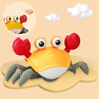 Genérico - Muñeco Juguete Cangrejo Luces Led Musical Niños Lau