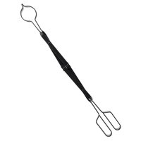 Magideal - Pinzas Para Chimenea Clip De Abrazadera Agarrador De Troncos De Metal Para Leña Acabado Resistente Al Óxido Hierro Forjado Reforzado Apertura Y Cierre